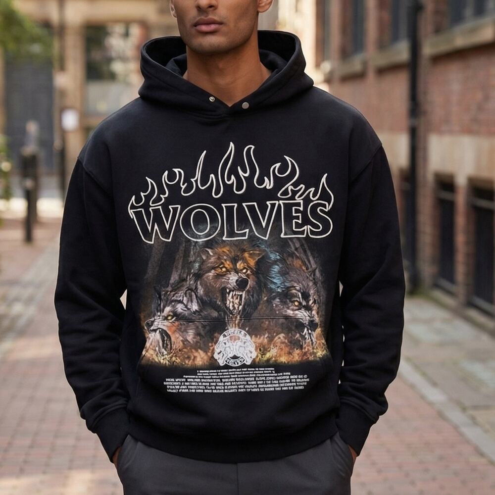 Darc Sport Cerberus Wolves Hoodie Medium Limited Drop #237/1000 NWT